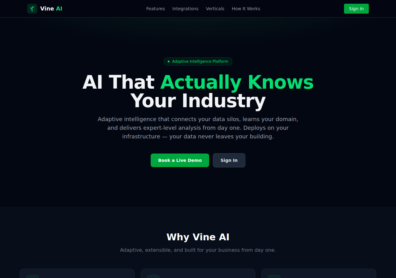 Vine AI Platform
